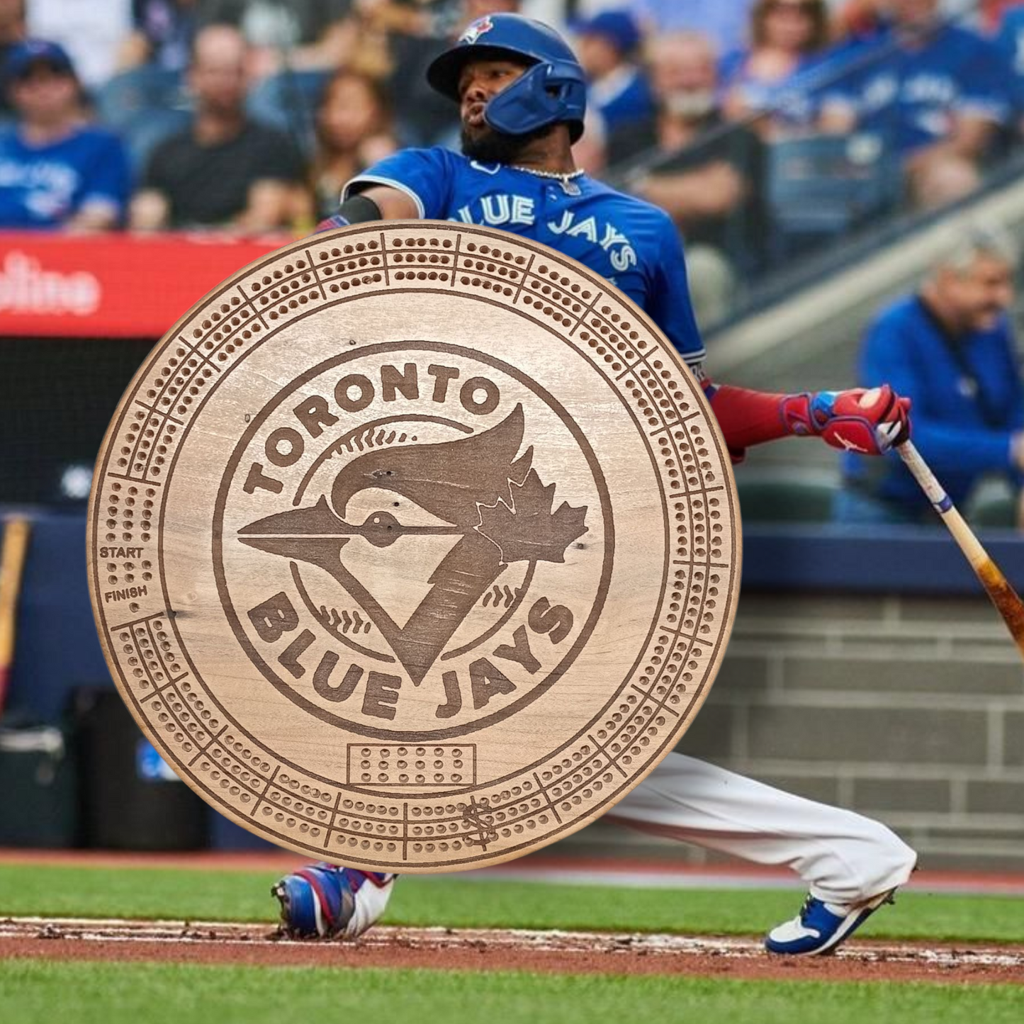 Toronto Blue Jay's Cribbage Boards