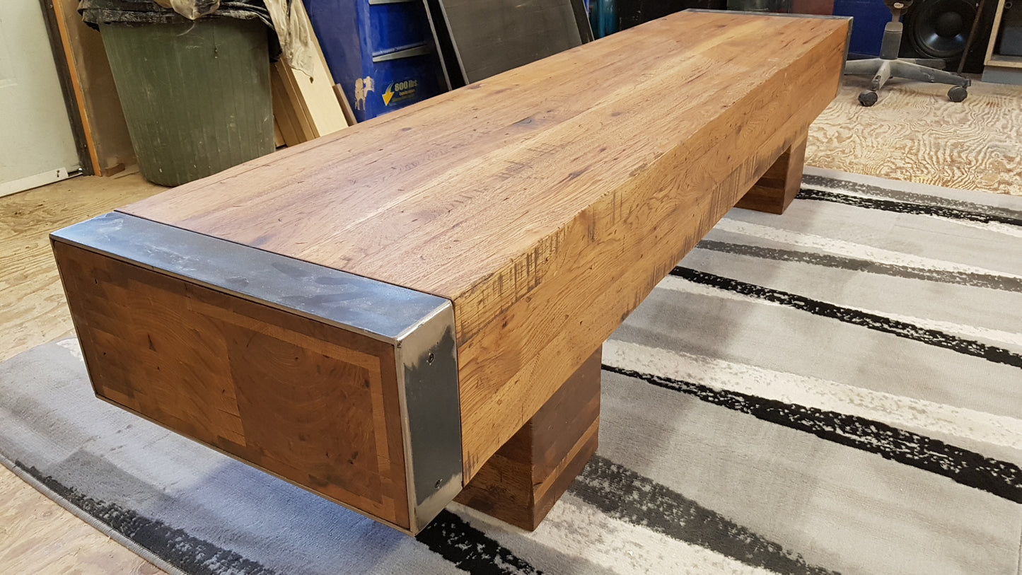 Rustic Vintage Log Coffee Table