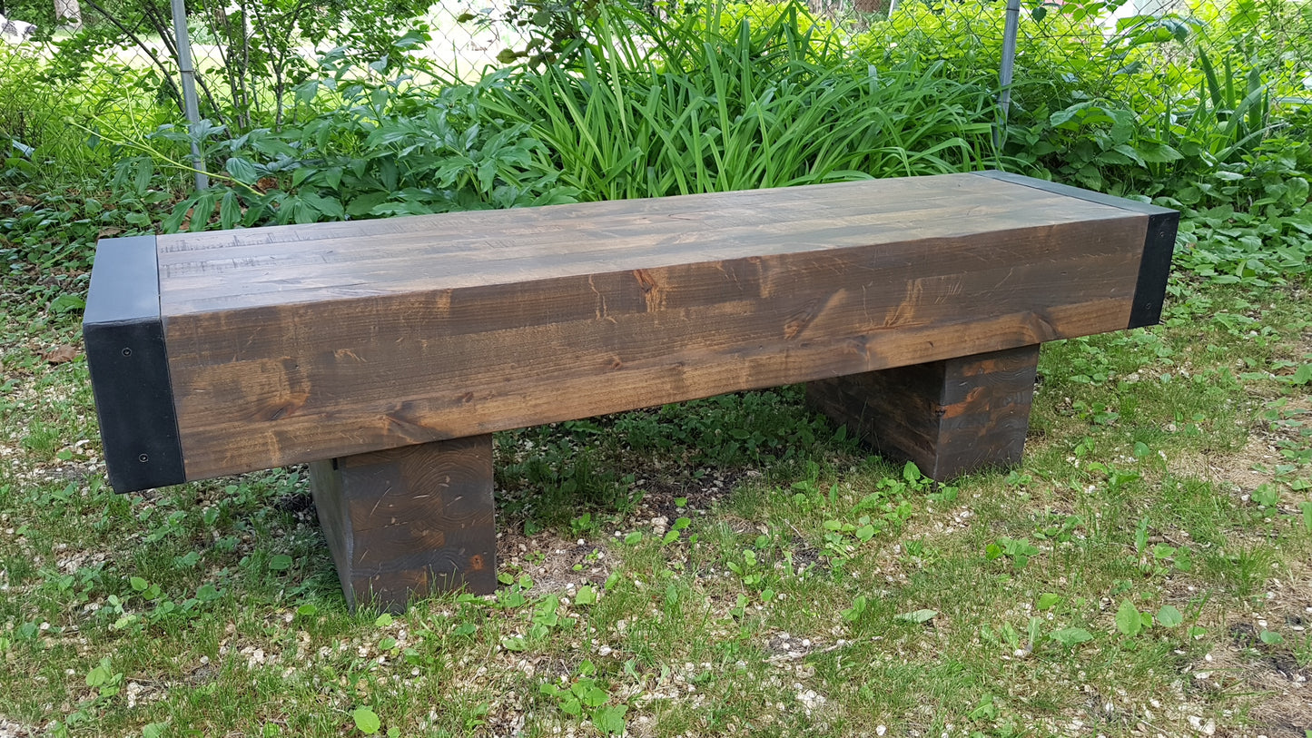 Rustic Vintage Log Coffee Table