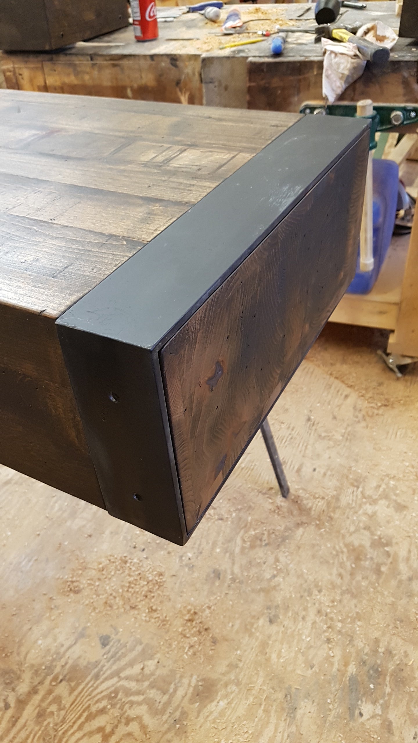 Rustic Vintage Log Coffee Table