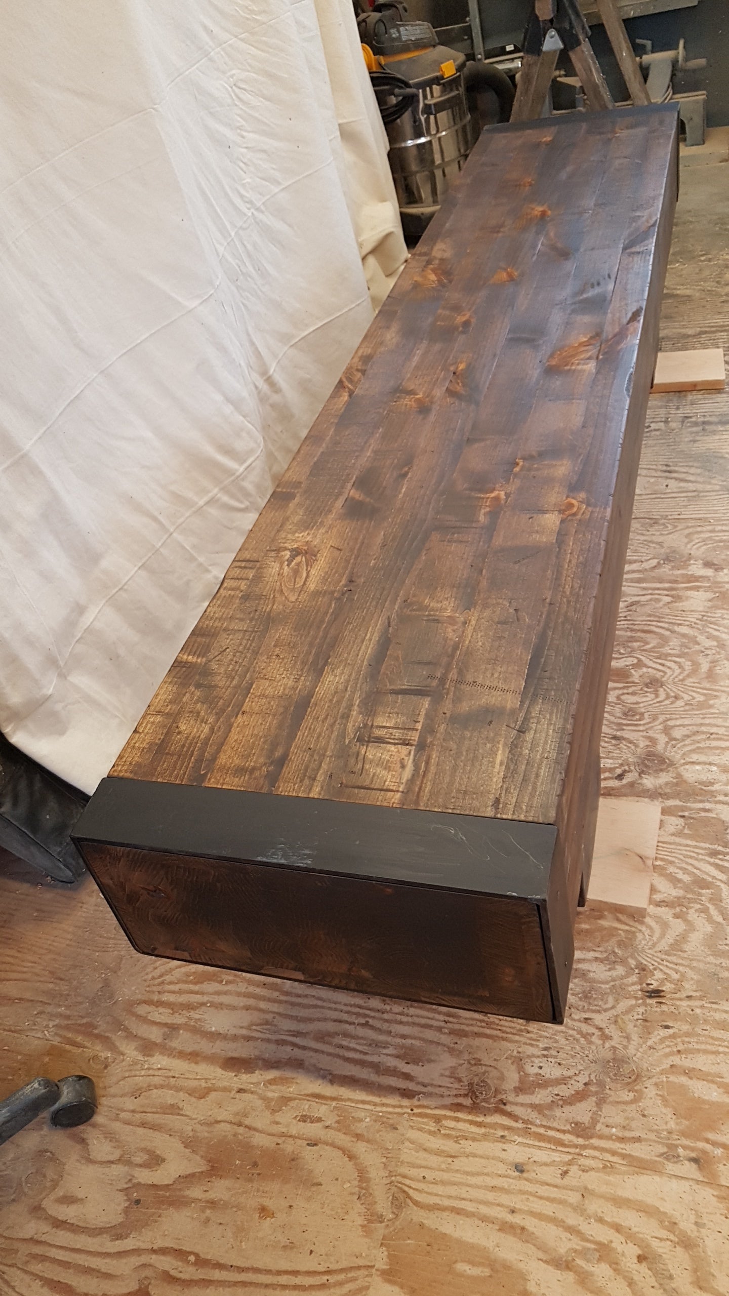Rustic Vintage Log Coffee Table