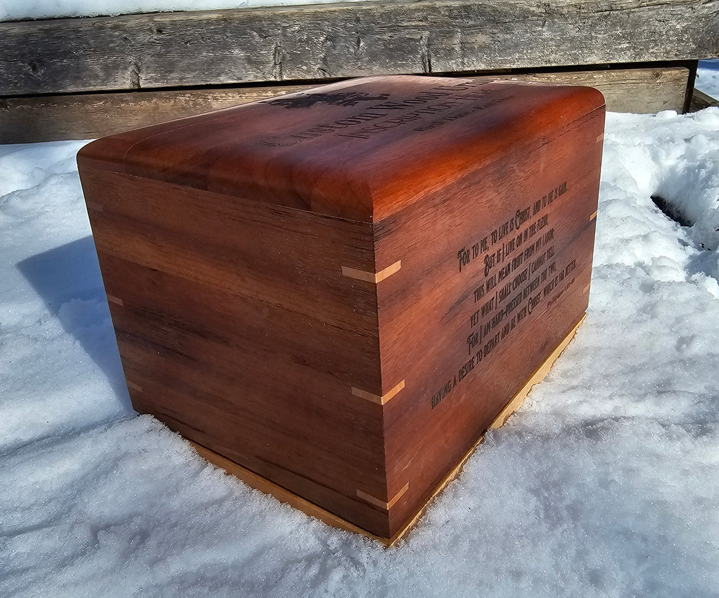 Exotica Wood Urns