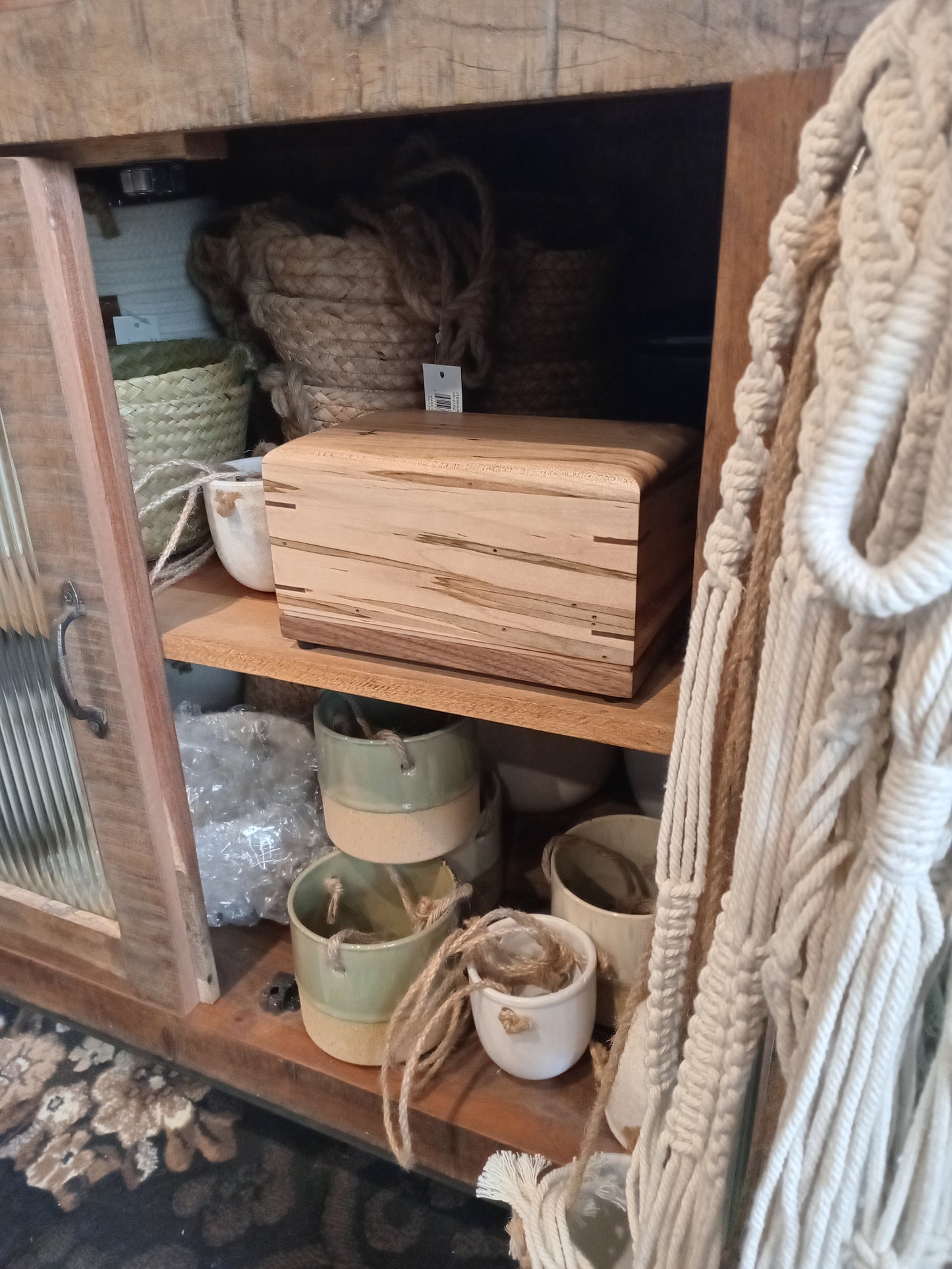 The Safe Harbor Woodbox Urn For Ashes