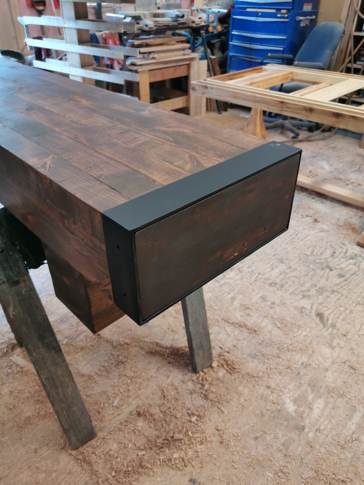 Rustic Vintage Log Coffee Table