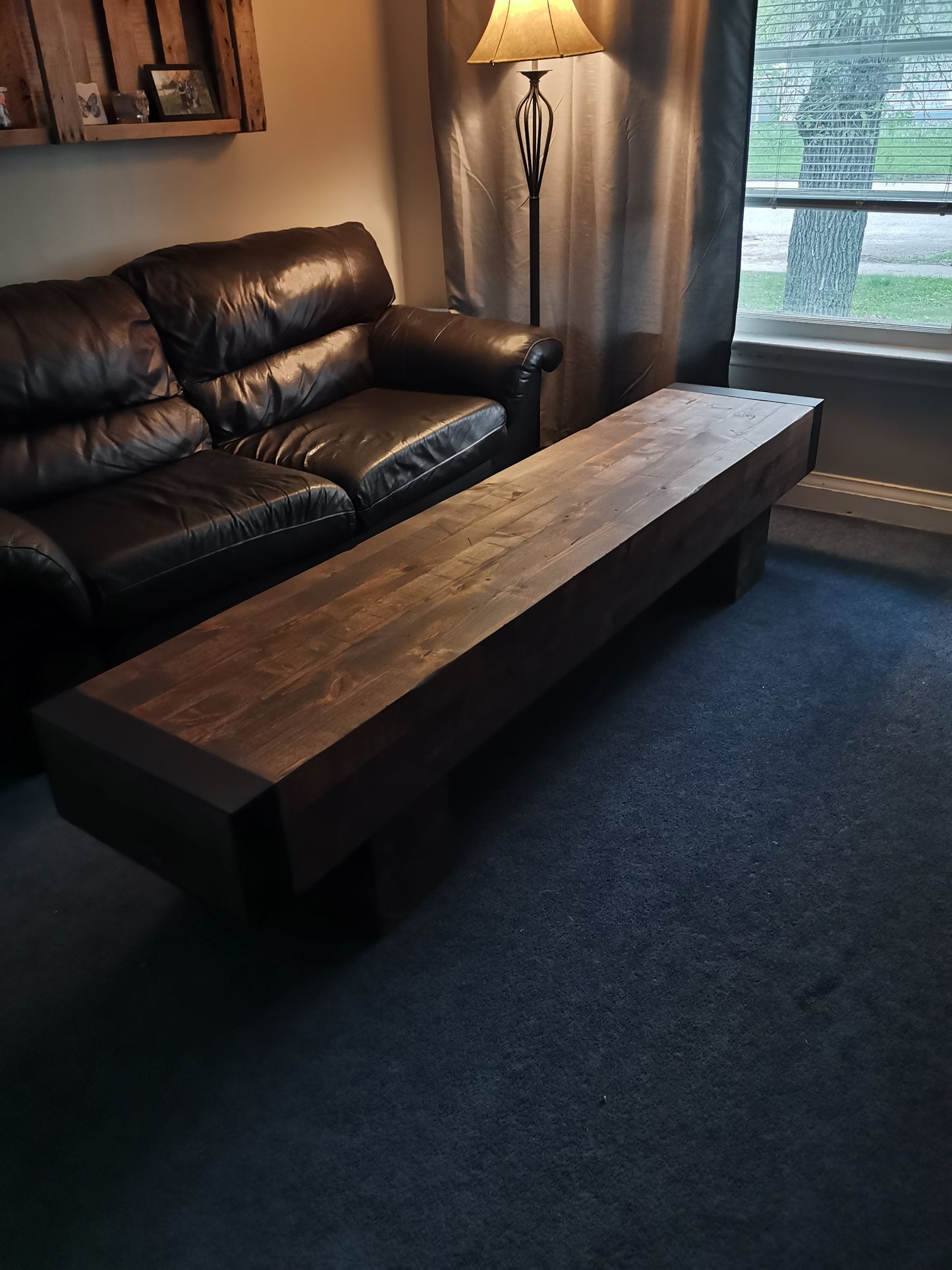 Rustic Vintage Log Coffee Table