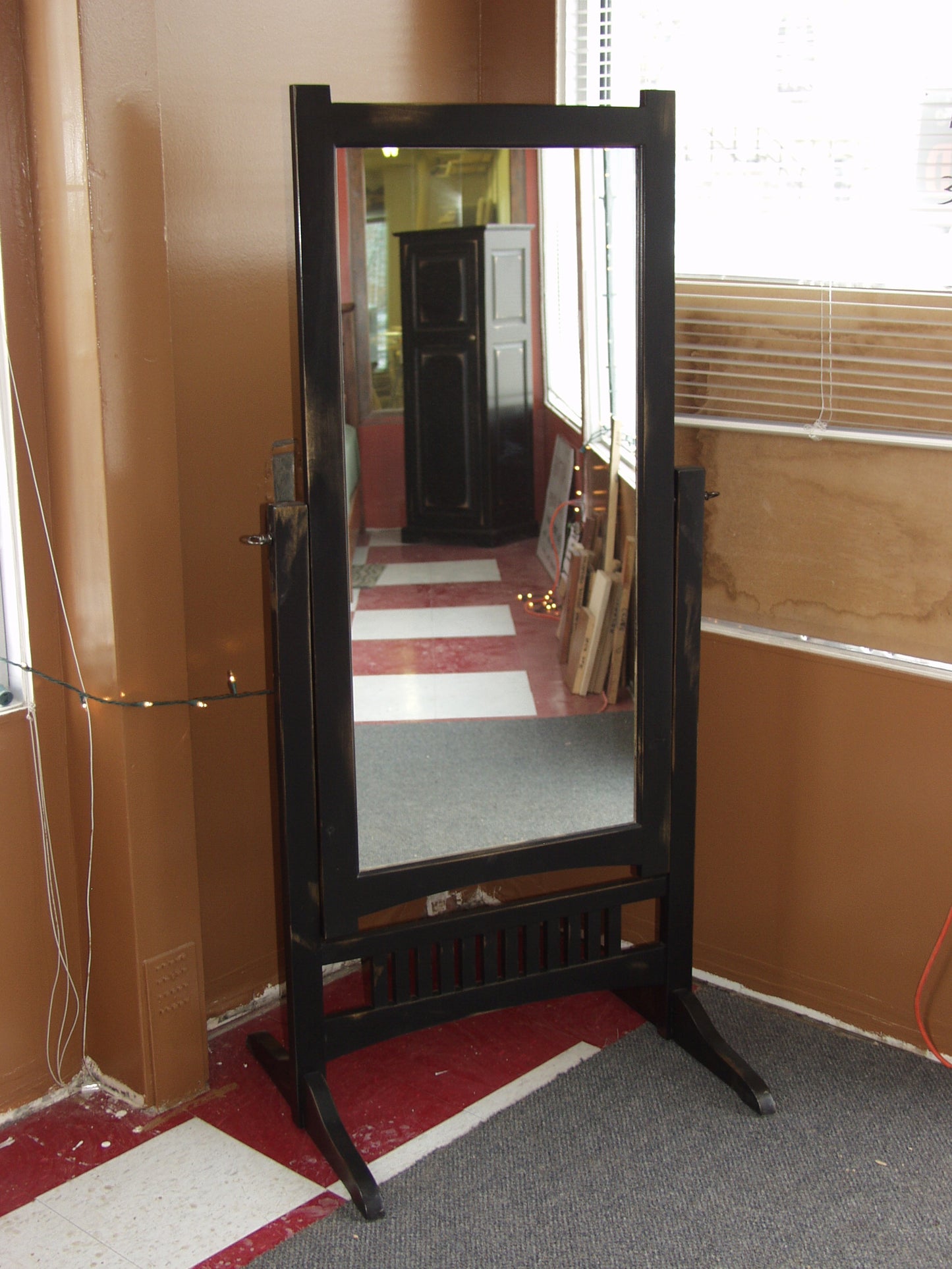 Vintage Cheval Mirror