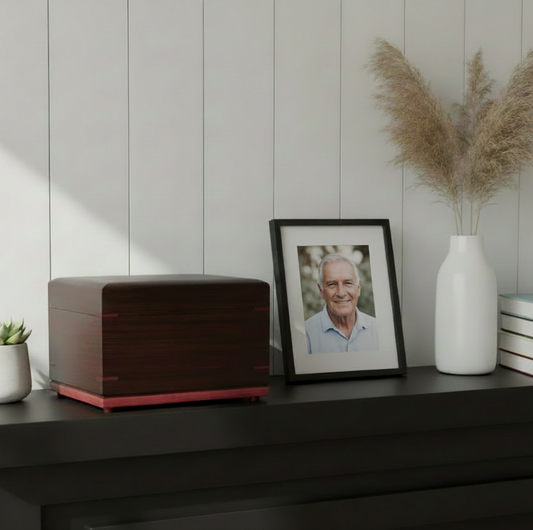 Twilight Grove - Handcrafted Solid Hardwood Cremation Urn for Ashes (⭐️ # 1 seller)