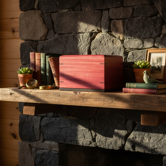 Twilight Grove - Handcrafted Solid Hardwood Urn (⭐️ # 1 seller)