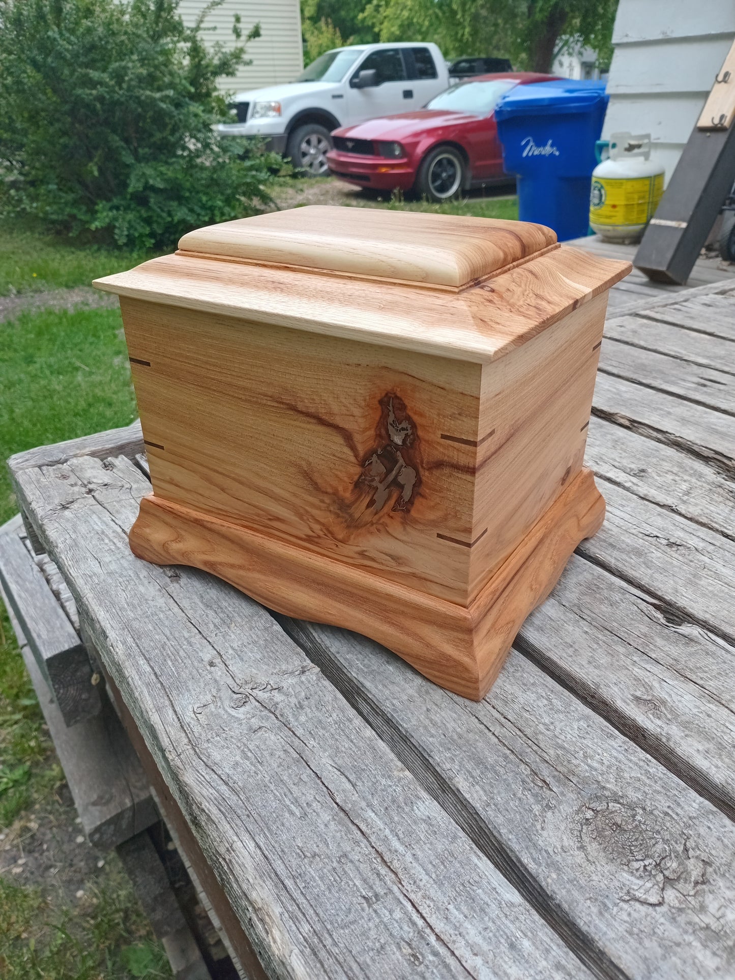 Rest in Peace Woodbox Urn For Ashes