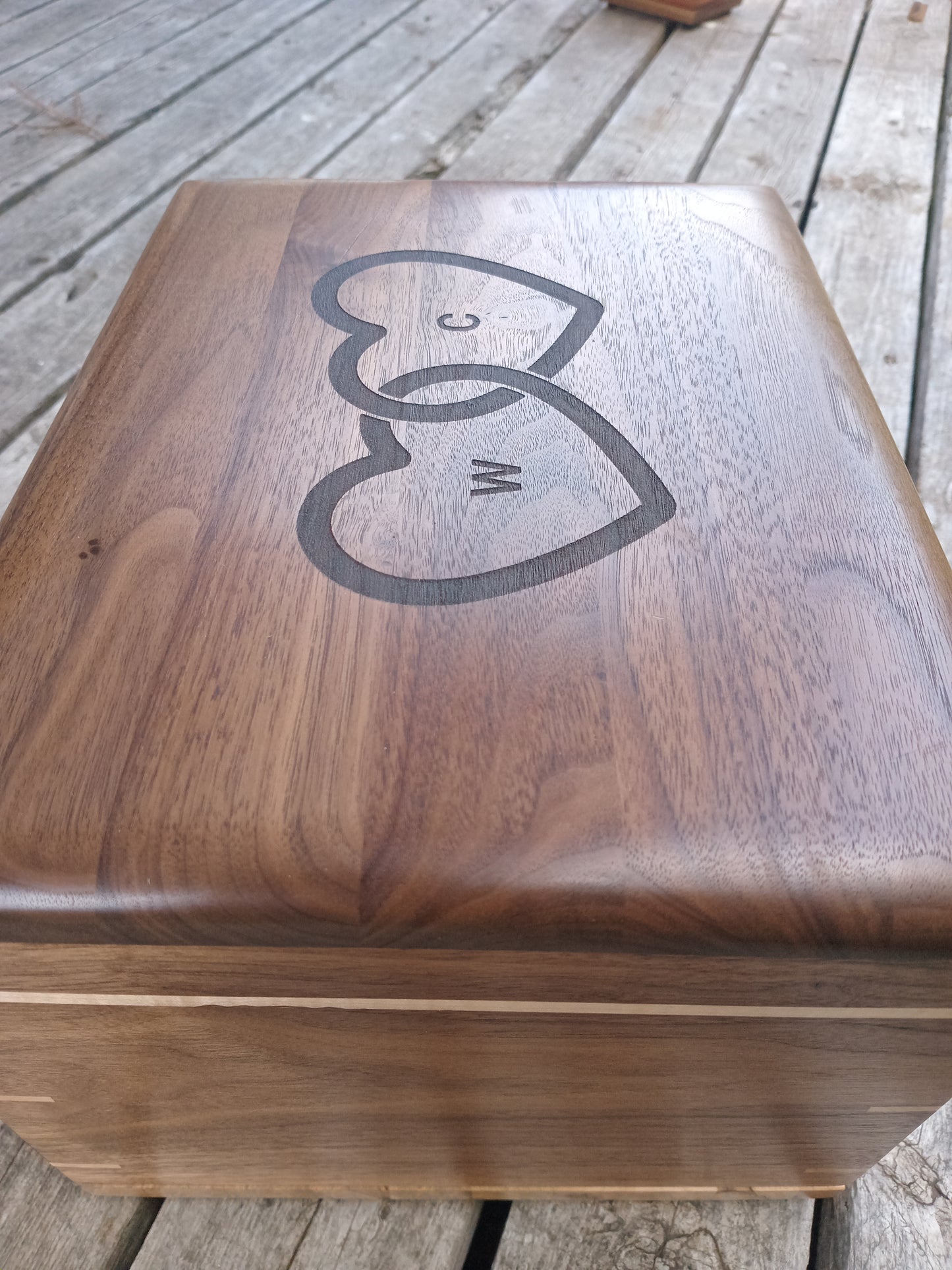 The True North Companion Woodbox Urn For Asthes