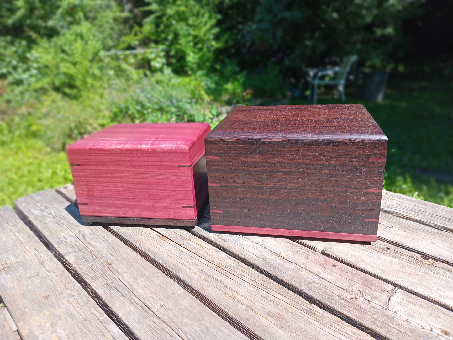 Twilight Grove - Exotic Wood Box Urns for Ashes