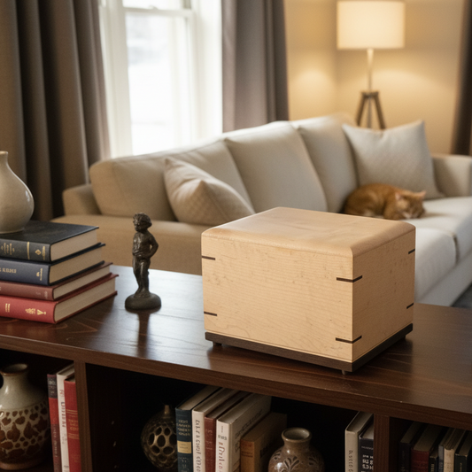 Twilight Grove - Handcrafted Solid Hardwood Urn (⭐️ # 1 seller)