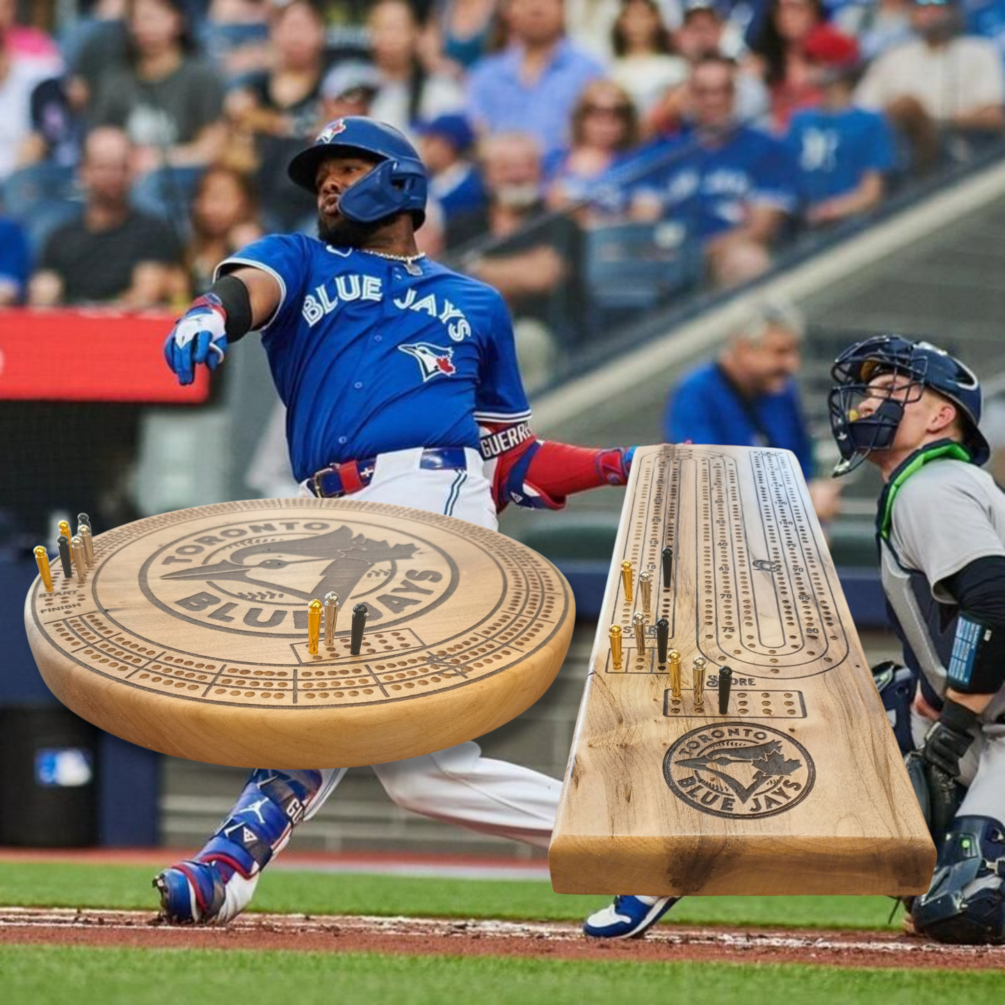 Toronto Blue Jay's Cribbage Boards