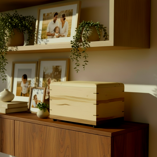 Twilight Grove - Handcrafted Solid Hardwood Cremation Urn for Ashes (⭐️ # 1 seller)