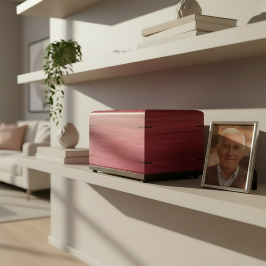 Twilight Grove - Handcrafted Solid Hardwood Urn (⭐️ # 1 seller)