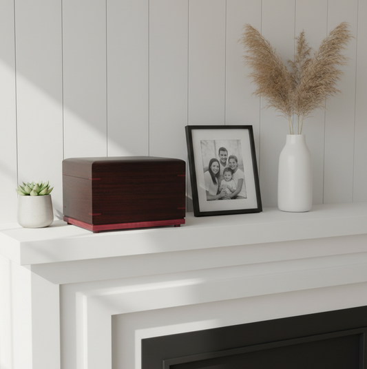 Twilight Grove - Handcrafted Solid Hardwood Cremation Urn for Ashes (⭐️ # 1 seller)