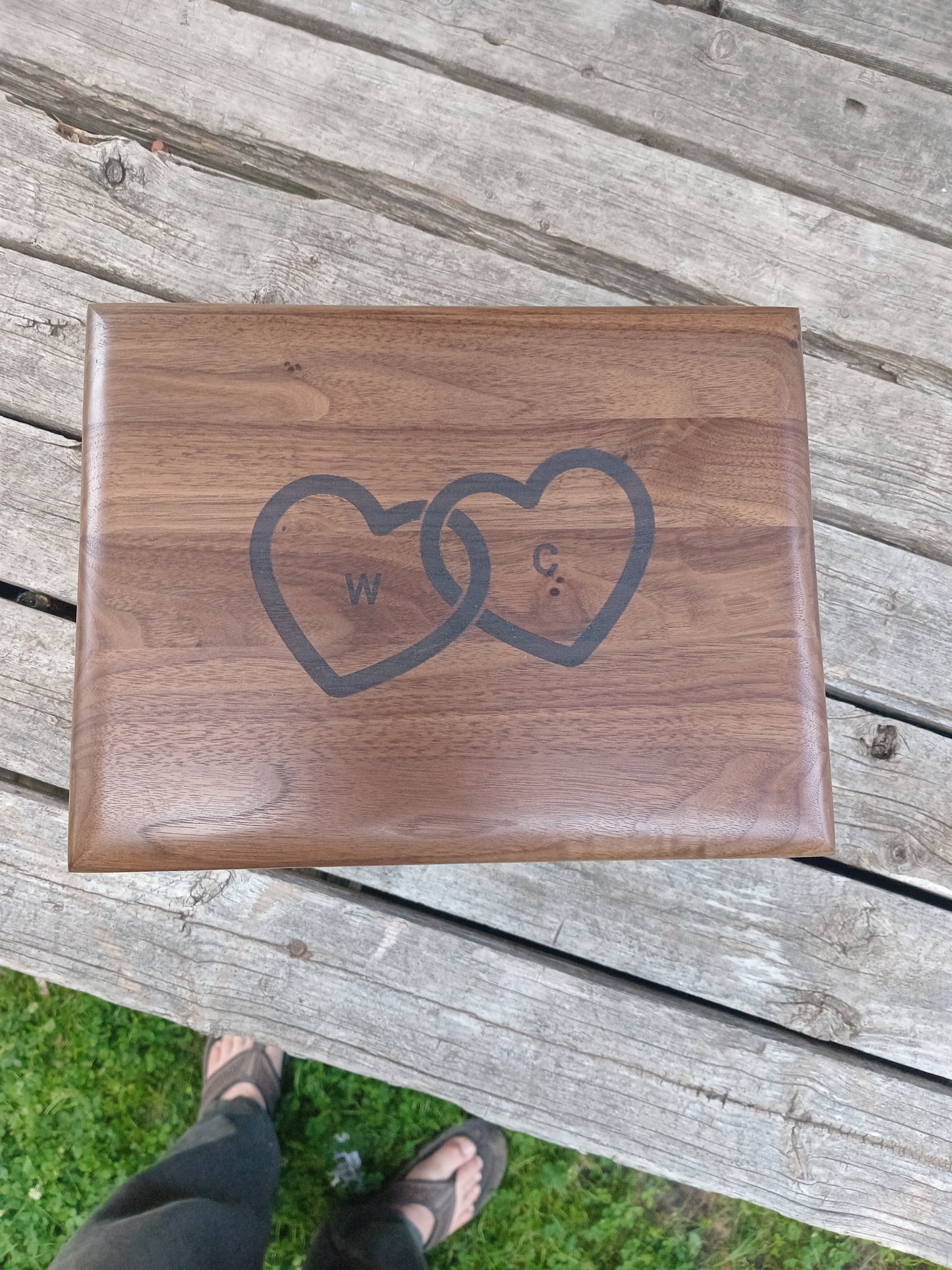 The True North Companion Woodbox Urn For Asthes