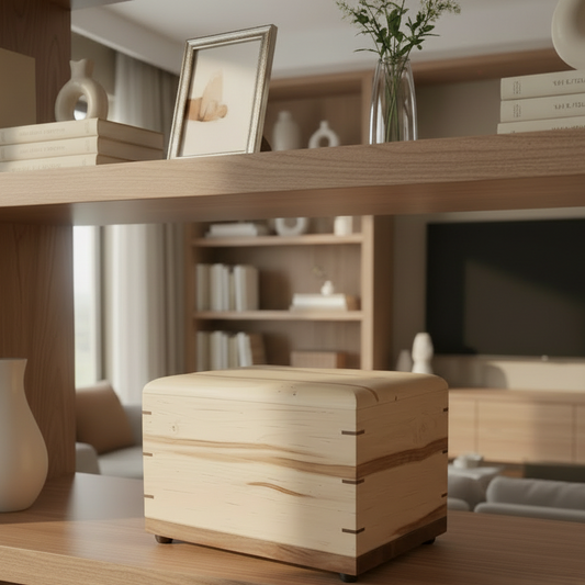 Twilight Grove - Handcrafted Solid Hardwood Cremation Urn for Ashes (⭐️ # 1 seller)