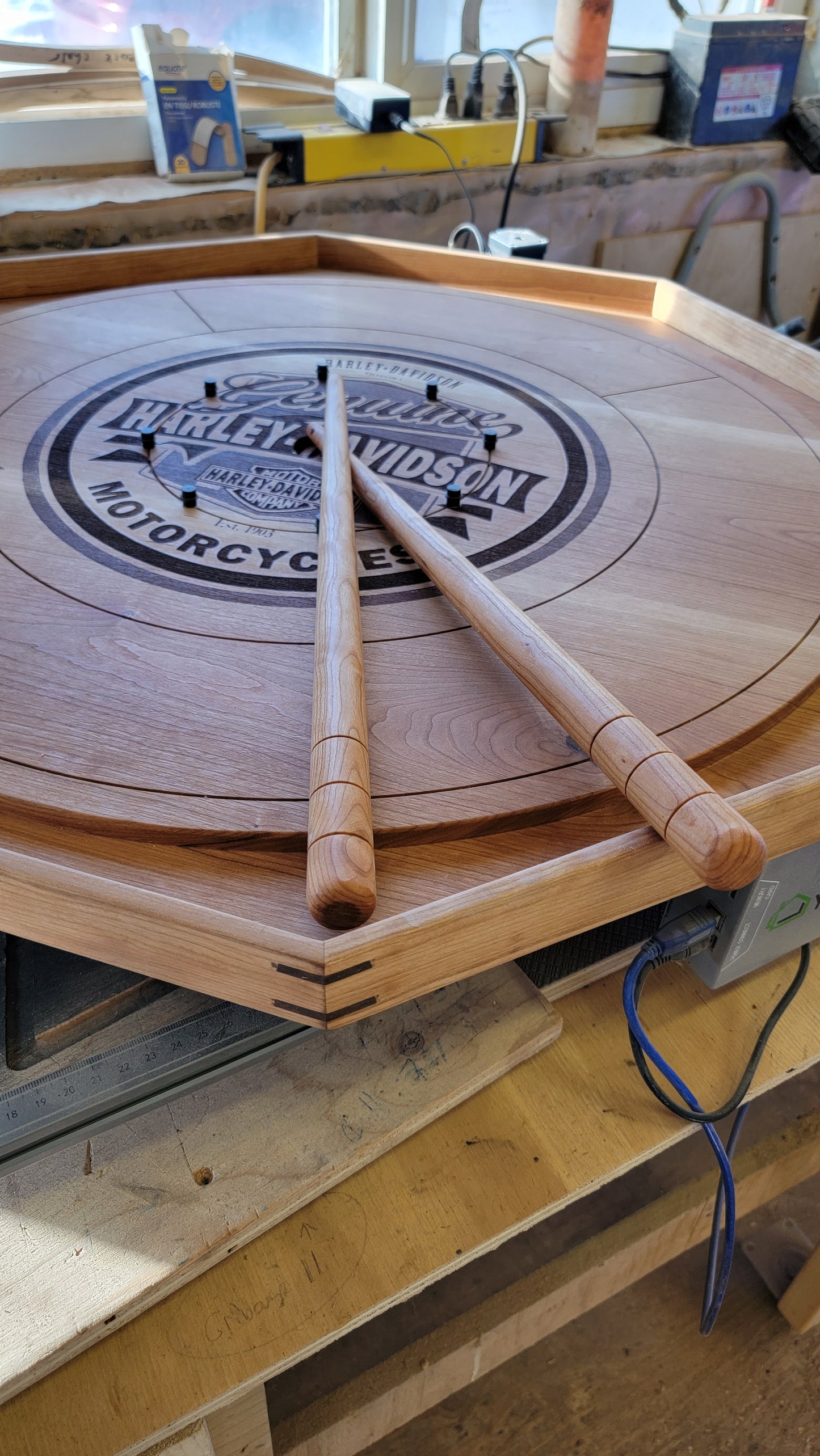 Custom unique Crokinole Boards