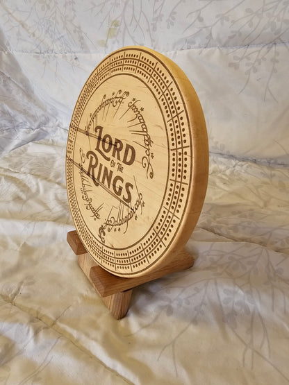 LOTR Cribbage board