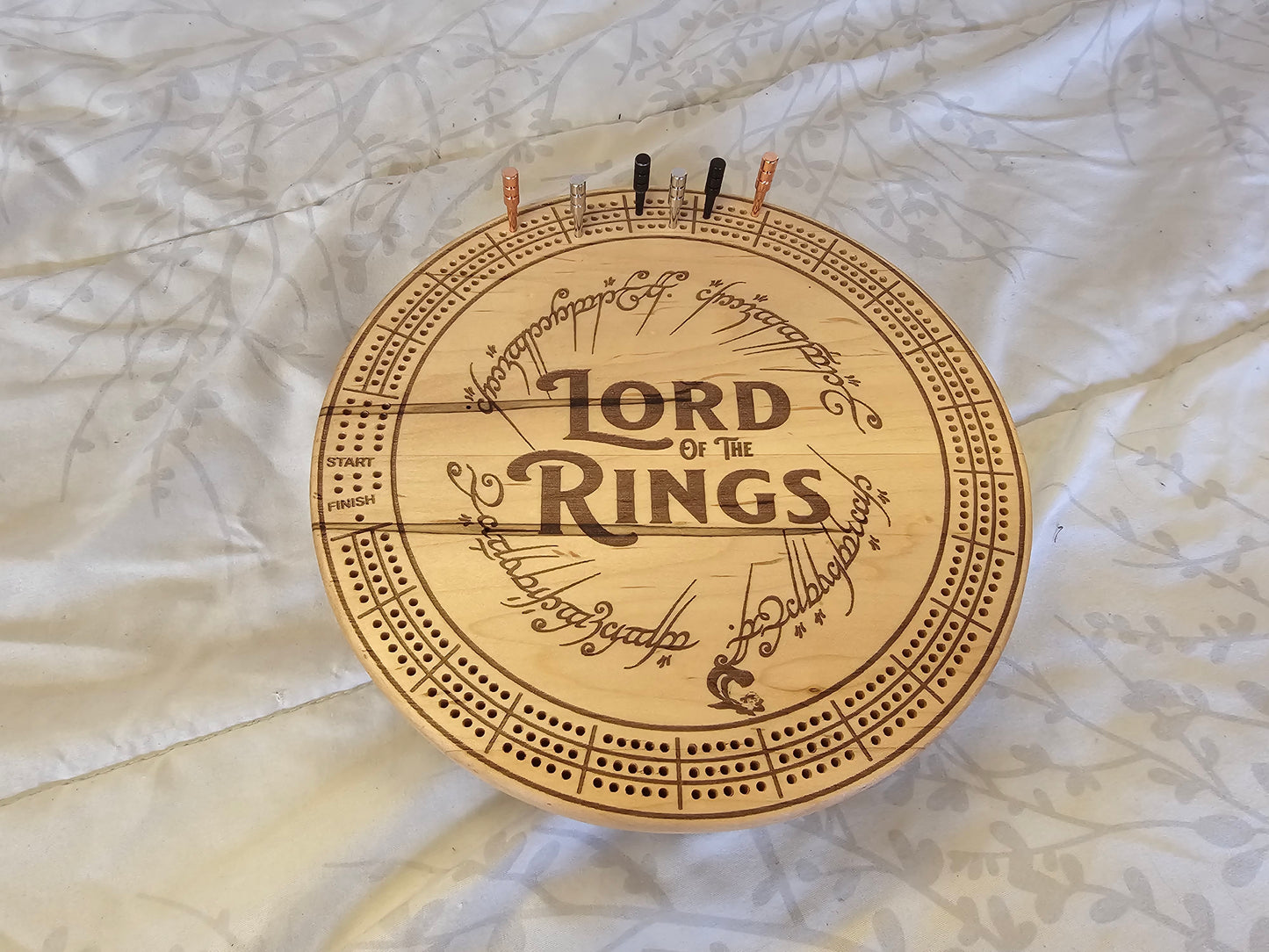LOTR Cribbage board
