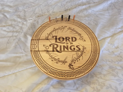 LOTR Cribbage board