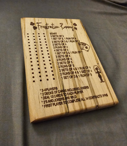 Personalized mini games - Frustration Rummy, Baseball, Horse Race, 5000.