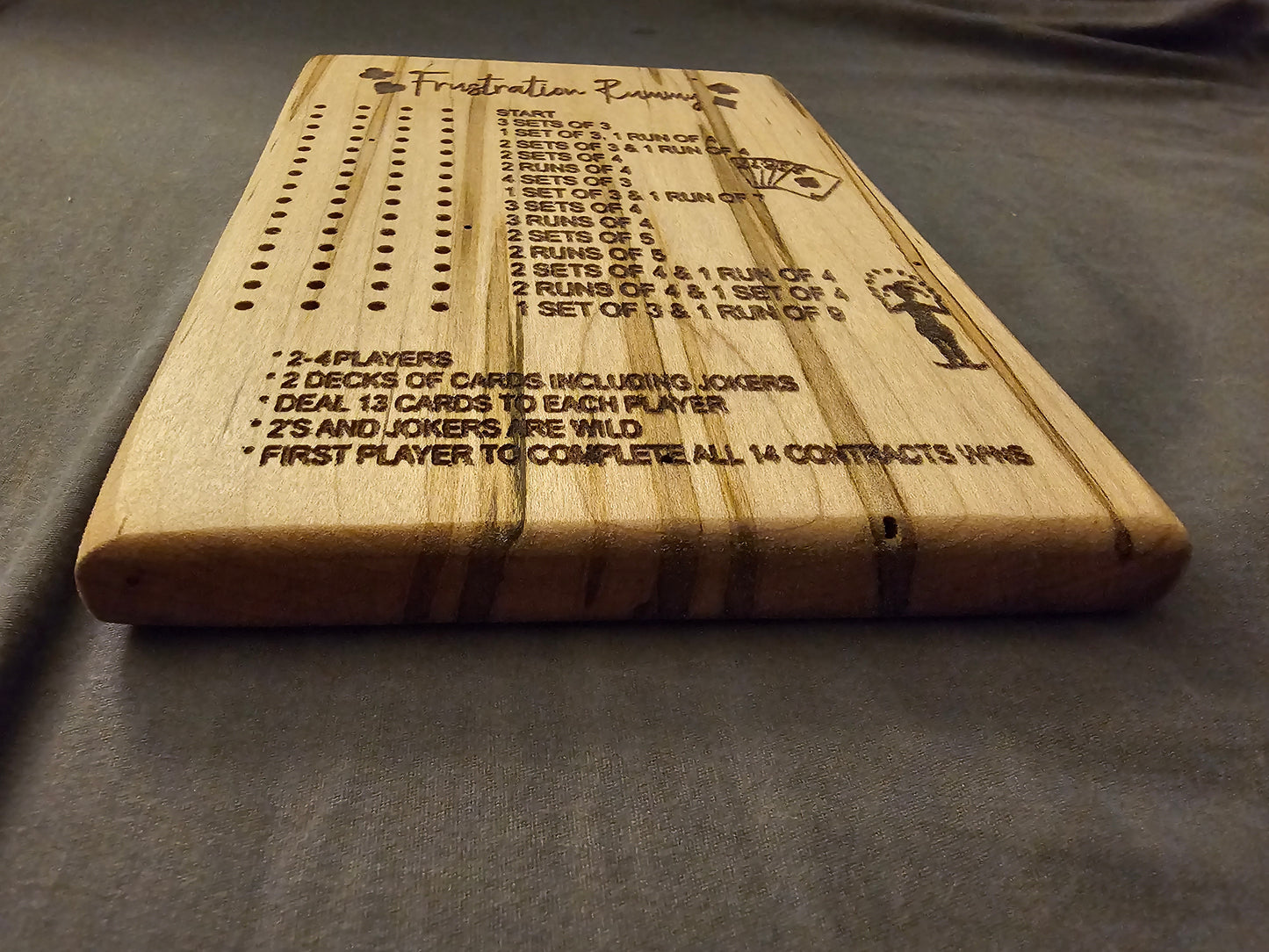 Personalized mini games - Frustration Rummy, Baseball, Horse Race, 5000.