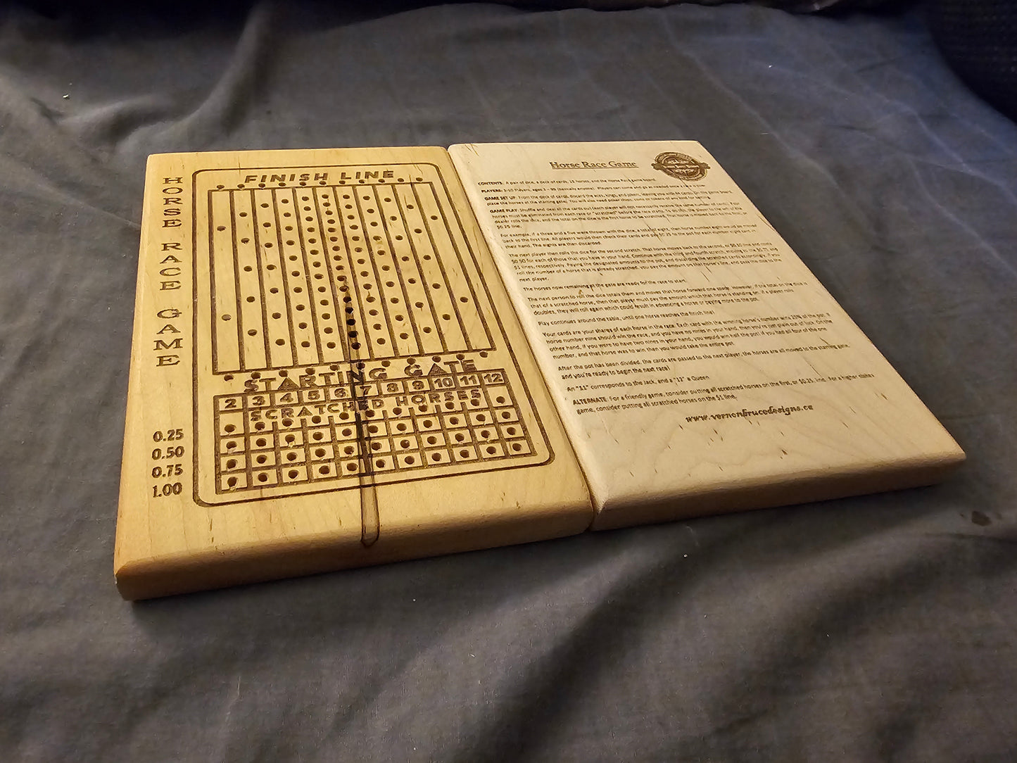 Personalized mini games - Frustration Rummy, Baseball, Horse Race, 5000.