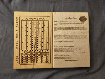 Personalized mini games - Frustration Rummy, Baseball, Horse Race, 5000.