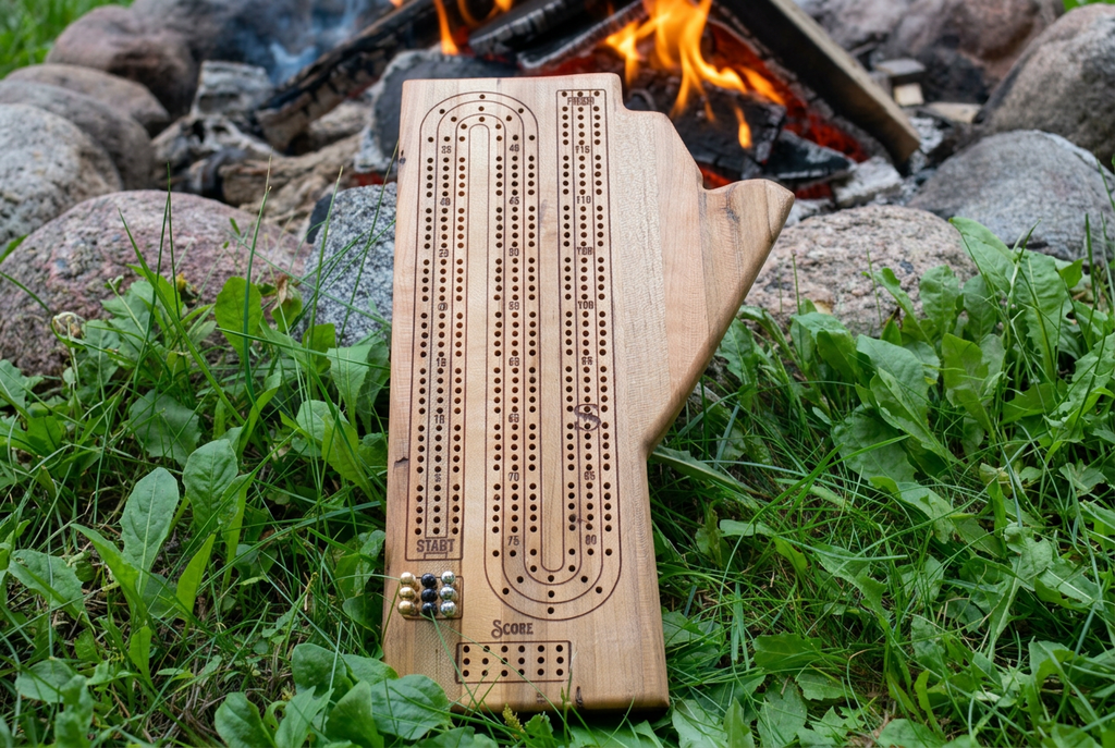 Provincial Hardwood Cribbage Board