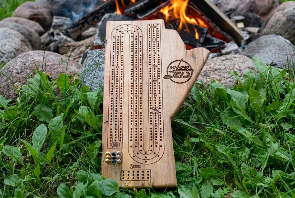 Provincial Hardwood Cribbage Board