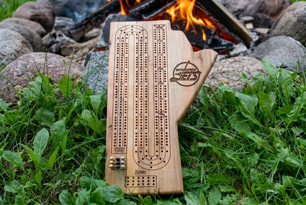 Provincial Hardwood Cribbage Board