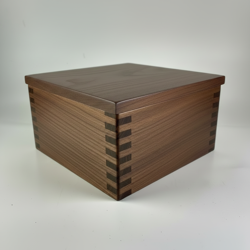 Craftsman Series Urn - Box Joint - Coming Soon - Contact me for availability