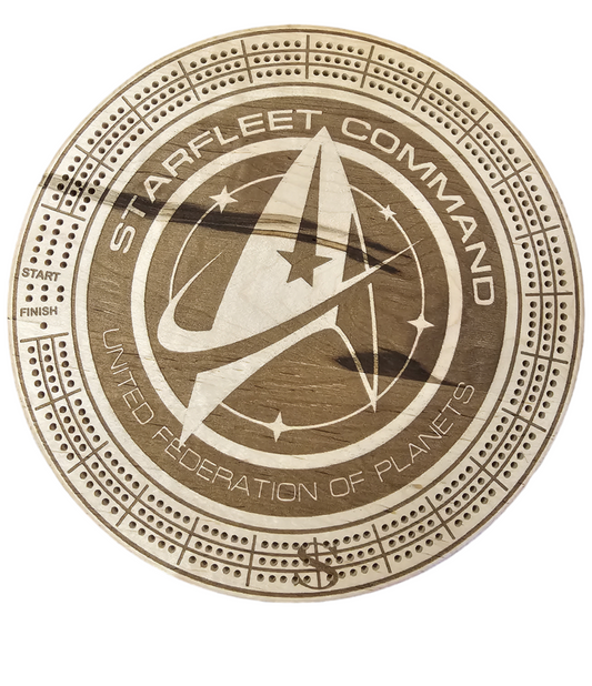 Round Unique Cribbage Boards