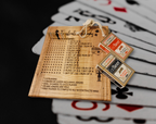 Baseball and Frustration Rummy, or Baseball and Farkle. 2 games, 1 board.