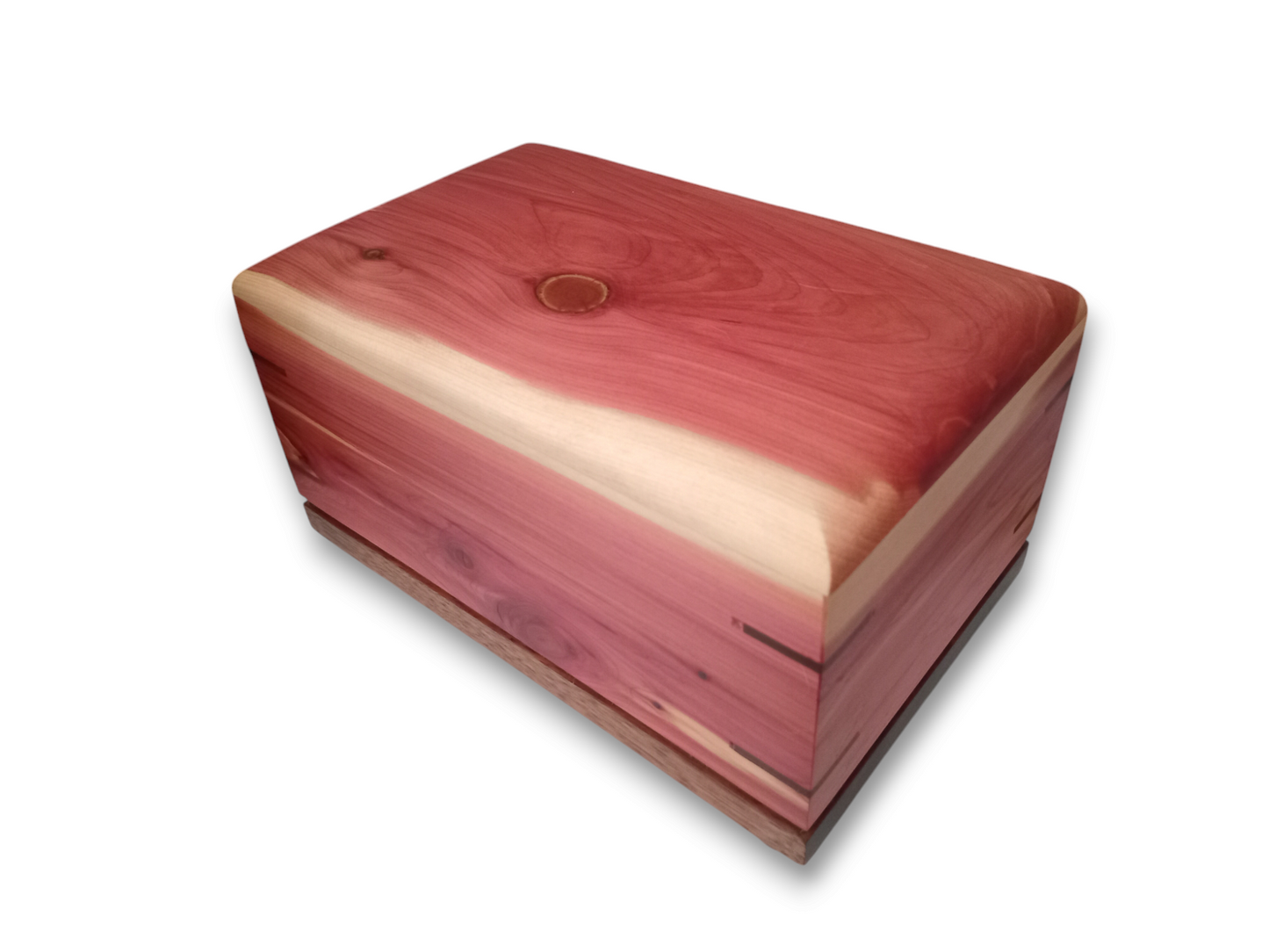 The Red Nebula Woodbox Urn For Ashes