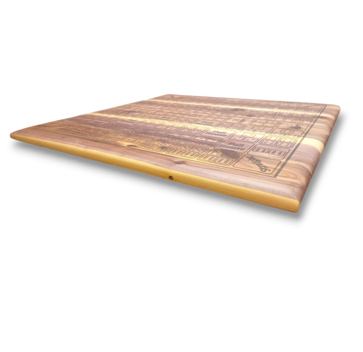 Solid Wood Dice Poker Board