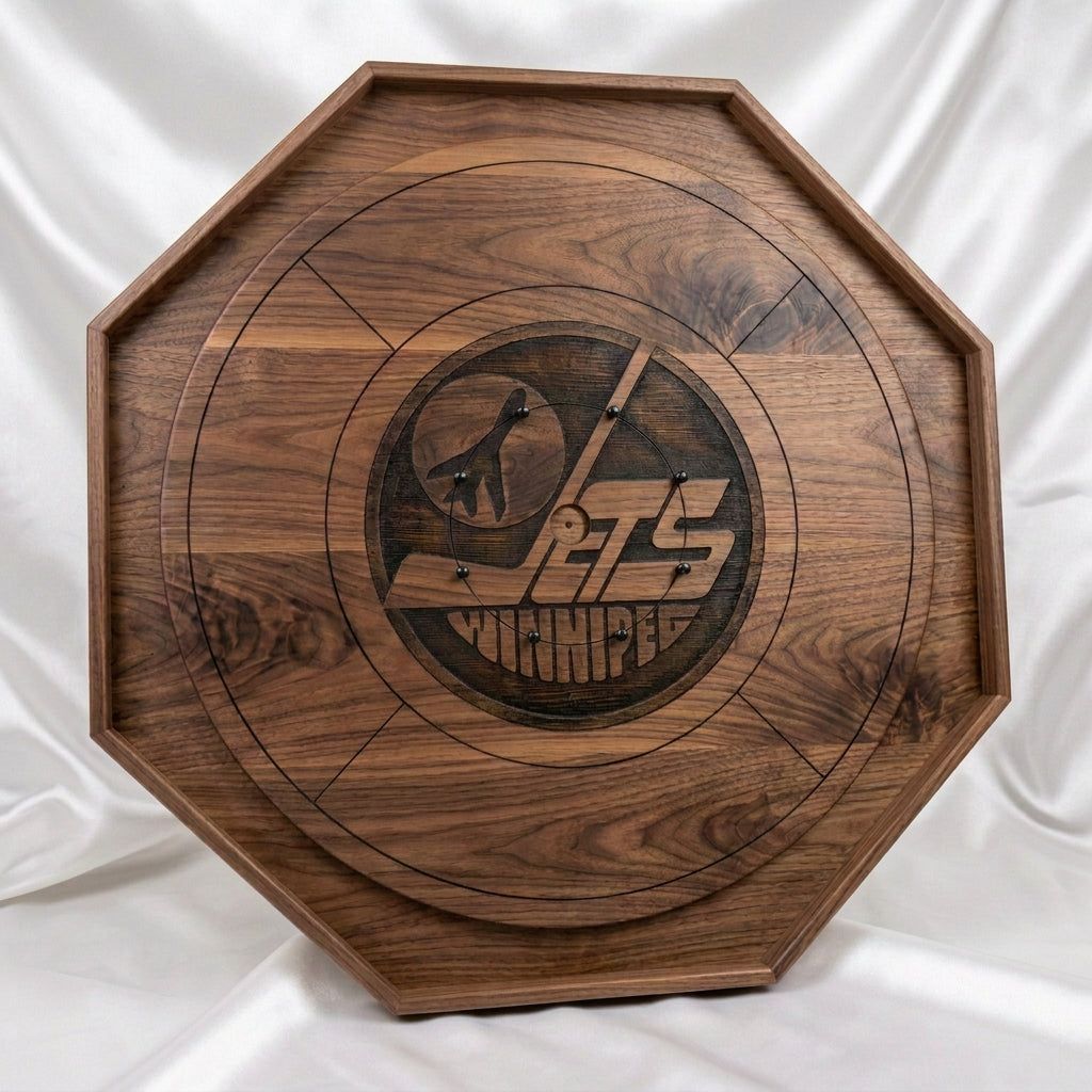 Handcrafted Solid Wood Crokinole Boards