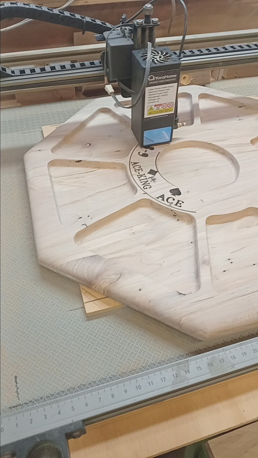 Handcrafted Hard Wood Rummoli game boards.