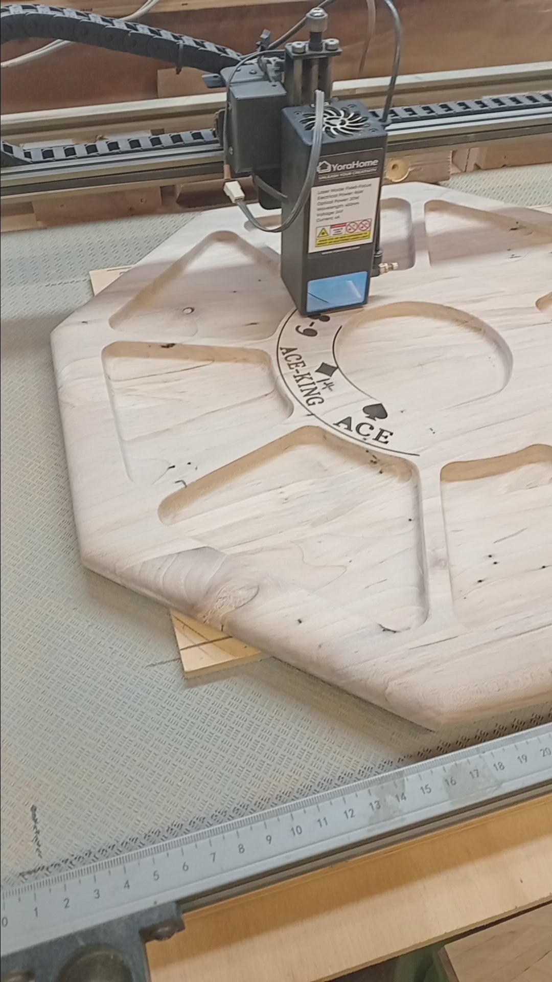 Handcrafted Hard Wood Rummoli game boards.