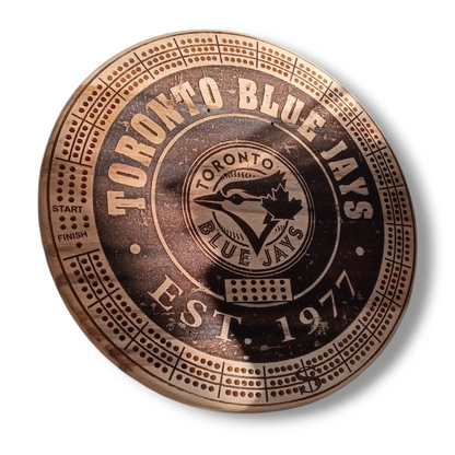 Baseball cribbage boards-Toronto Blue Jay's and more