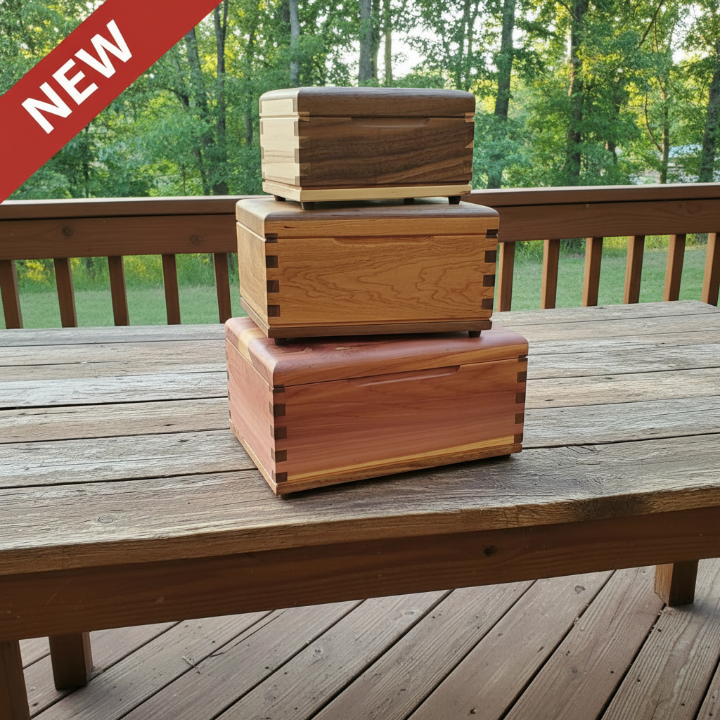 Heirloom Personalized Boxes - New From The Craftsman series of Boxes
