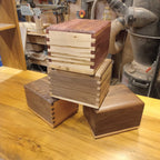 "NEW" Craftsman Series Hardwood Cremation Urn - with finger Joint construction