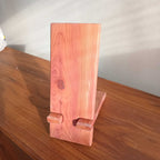 Customized solid hardwood memorial plaque with engraved name and dates