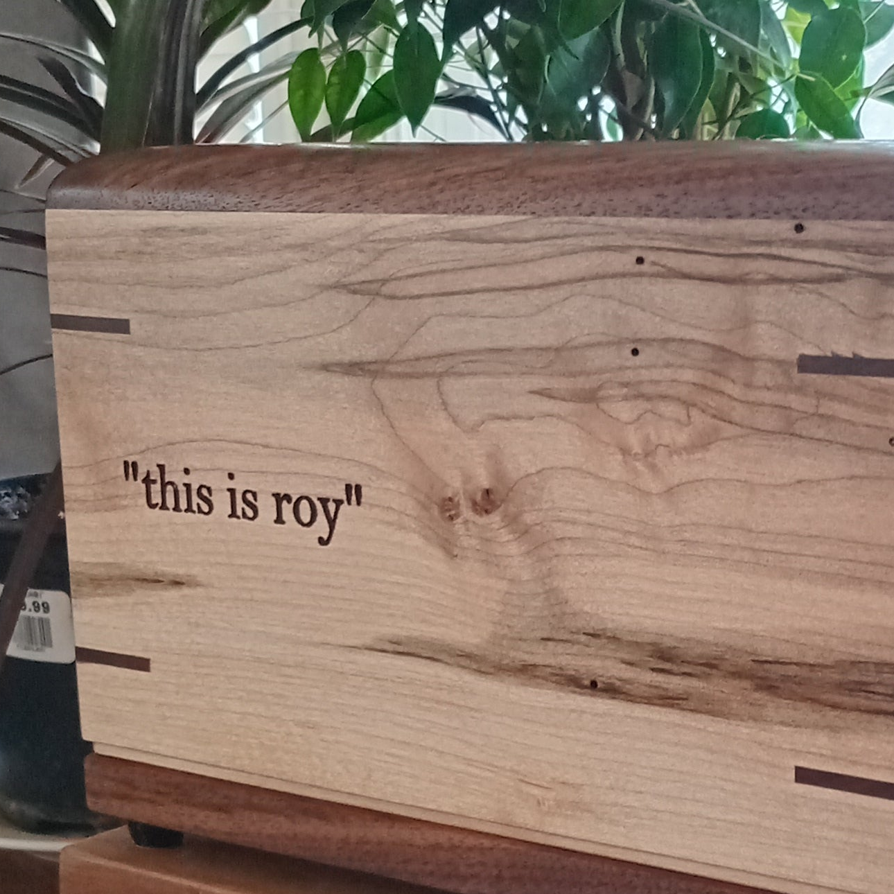 Camelia Urn - A Hardwood Cremation Urn - A sanctuary for your loved one