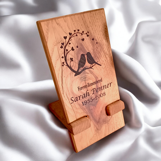 Forever Remembered - Standing Memorial Plaque, Standing Plaque, Memory Keepsake.