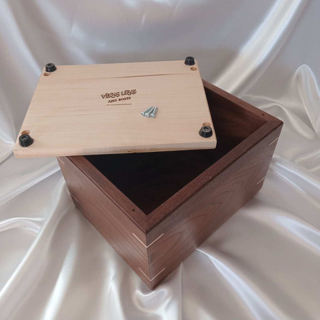 Shared Legacy Companion Hardwood Urn for Ashes-Built for 2