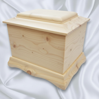 Traditional Handmade Memorial Urn For Cremation Ashes - The Ashwood Legacy Wooden Urn