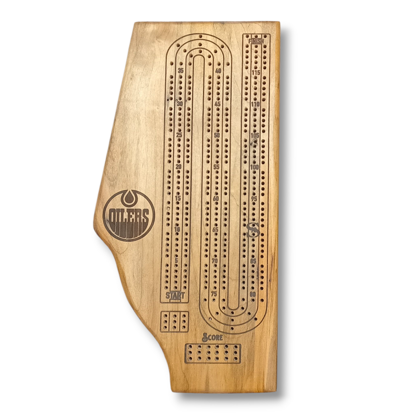 Handcrafted Province wood Cribbage Boards with peg storage. A practical gift for all occasions.